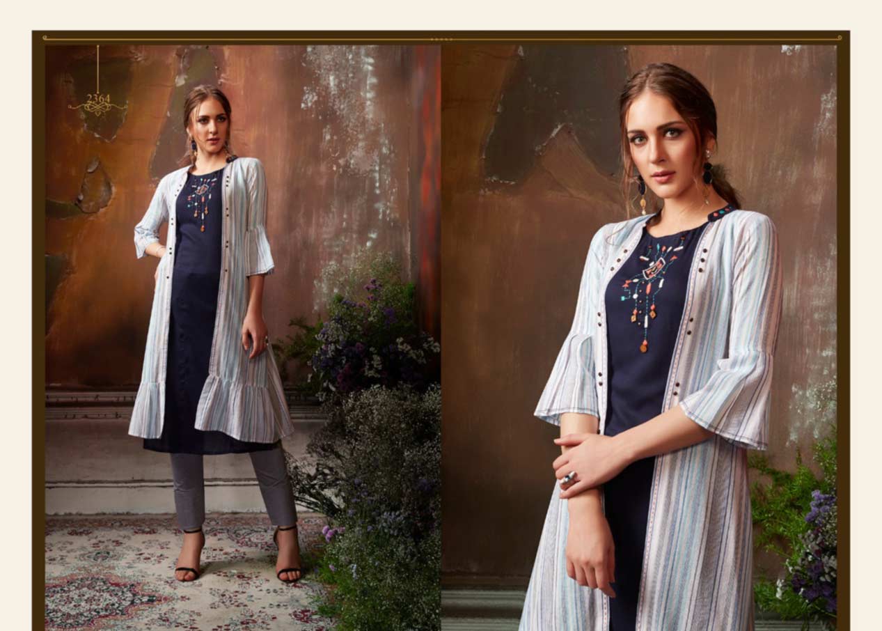 High Line Cotton Print Shrug Kurti Catalog High Line Cotton Print Shrug Kurti Catalog